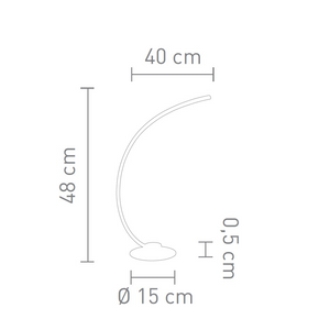 LED Tischleuchte CURVE Sompex